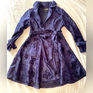 Fashion Nova Deep Royal Blue Light Dress Jacket